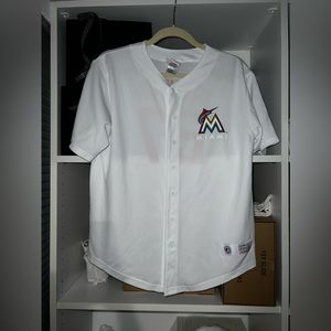 Miami Marlins #27 Stanton Jersey | Large